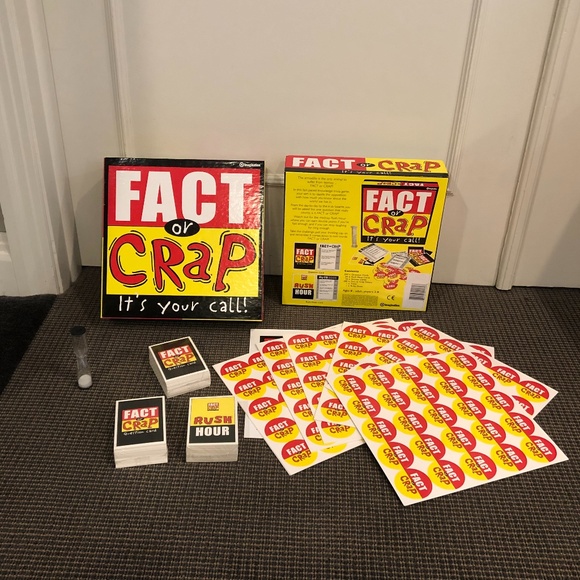 FACT OR CRAP IT'S YOUR CALL! BOARD GAME - NEVER USED - Picture 4 of 8